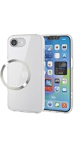 Amazon.co.jp: エレコム iPhone 16e ケース ソフト クリア 透明